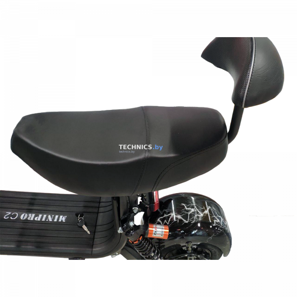 Электроскутер Minipro C2 800W 16Ah 48V (красный огонь)