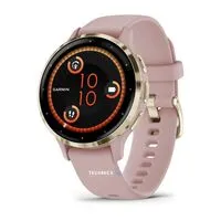 Умные часы Garmin Venu 3S (розовый, с силиконовым ремешком)