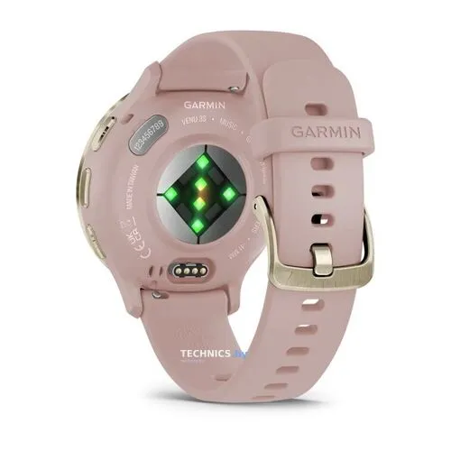 Умные часы Garmin Venu 3S (розовый, с силиконовым ремешком)