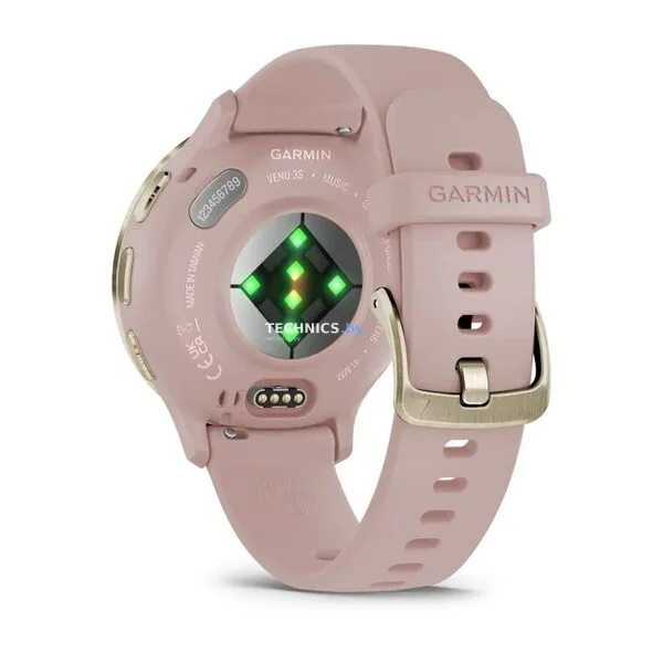Умные часы Garmin Venu 3S (розовый, с силиконовым ремешком)