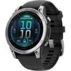 Купить Умные часы Garmin Fenix 8 E 47мм (нержавеющая сталь, черный силиконовый ремешок)