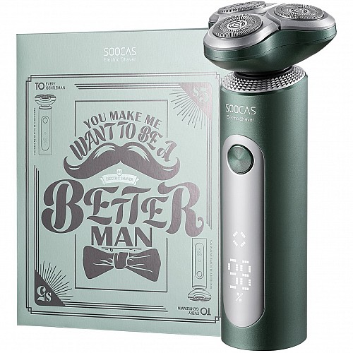 Электробритва Xiaomi Soocas Electric Shaver S5 green 4в1