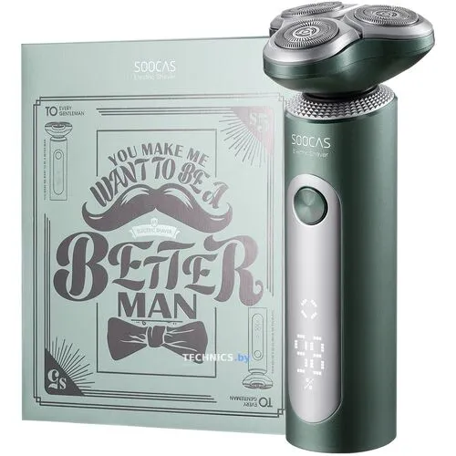 Электробритва Xiaomi Soocas Electric Shaver S5 green 4в1