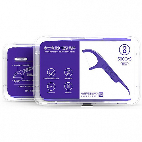 Зубная Нить Xiaomi Mijia 50pcs/box Daily Tooth Cleaning Набор