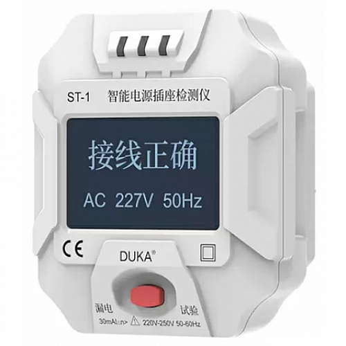 Тестер розеток Xiaomi DUKA Socket Tester ST-1