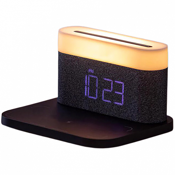 Ночник с беспроводной зарядкой и будильником Xiaomi VFZ (C-WCLL01) Black