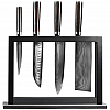 Набор ножей из дамасской стали Xiaomi Huo Hou Set of 5 Damascus Knife Sets (4 ножа + подставка) (HU0073)