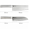 Набор ножей Xiaomi HuoHou Stainless steel kitchen Knife set HU0095