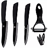 Набор ножей Xiaomi Huo Hou Nano Ceramic Knife 4 шт. (HU0010) Black