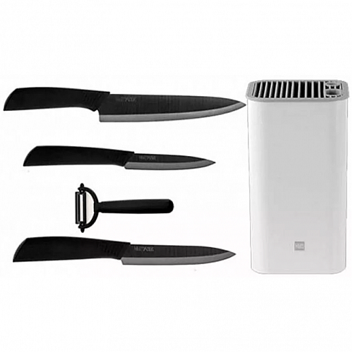 Набор ножей Xiaomi Huo Hou Nano Ceramic Knife 5in1 (с подставкой)