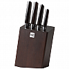 Набор ножей Xiaomi Huo Hou Fire Waiting Steel Knife Set с подставкой (4 шт) HU0033