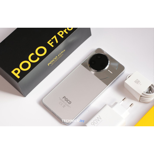 Смартфон POCO F7 Pro 12GB/256GB Серебристый: Высочайшая производительность в элегантном корпусе