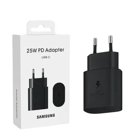Сетевое зарядное Samsung EP-TA800NBEGEU 25W