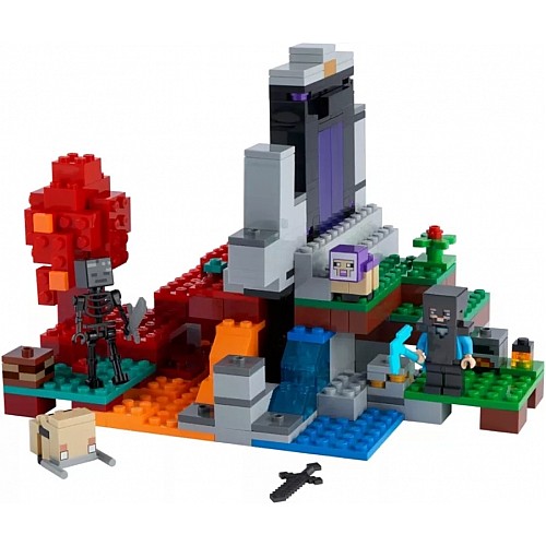 Конструктор LEGO Minecraft 21172 Разрушенный портал