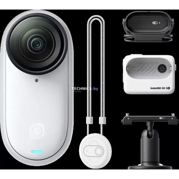 Экшн-камера Insta360 GO3S 128GB (арктический белый)