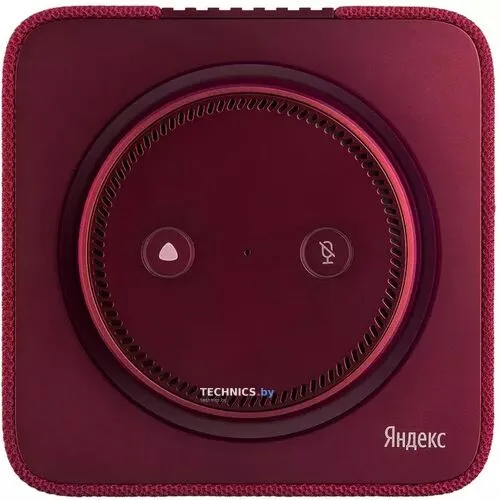 Умная колонка Яндекс Станция Макс (с хабом умного дома Zigbee, бордовый)