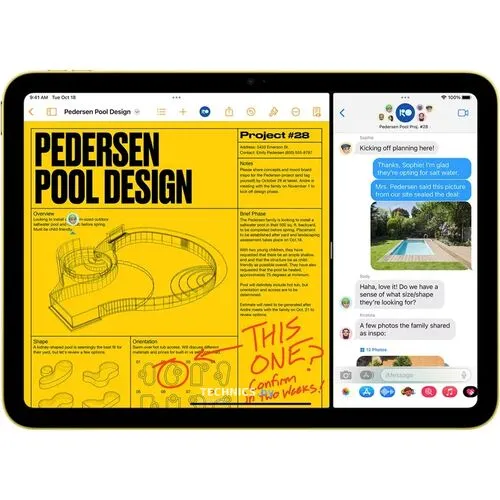 Планшет Apple iPad 10.9" 2022 256GB (желтый)
