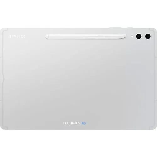 Samsung Galaxy Tab S10+: элегантность и мощь в серебристом корпусе.