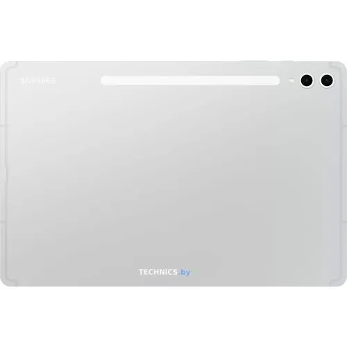Samsung Galaxy Tab S10+: элегантность и мощь в серебристом корпусе.
