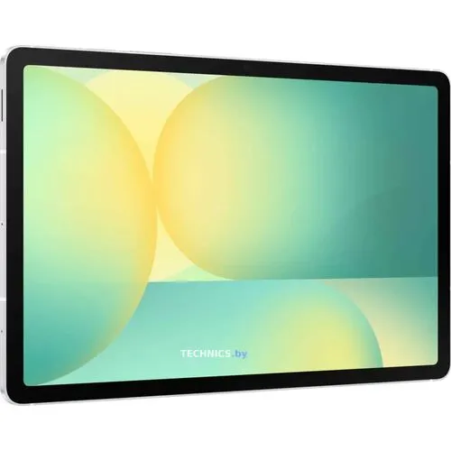 Samsung Galaxy Tab S10 FE: стиль и производительность в серебристом корпусе.
