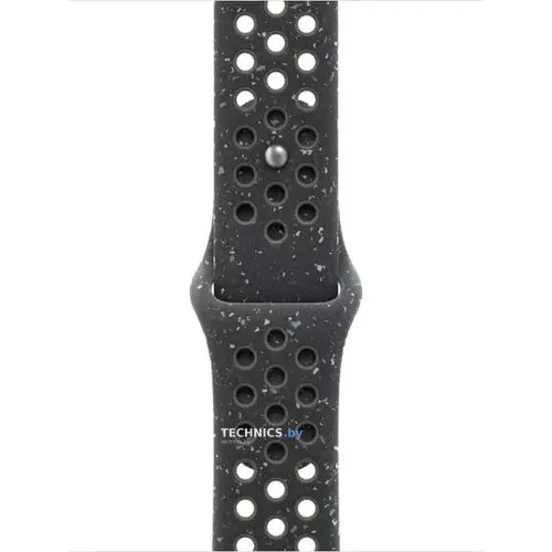 Умные часы Apple Watch Nike Series 10 42 мм (алюминиевый корпус, черный/полуночный, спортивный силиконовый ремешок S/M)