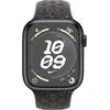 Умные часы Apple Watch Nike Series 9 41 мм (алюминиевый корпус, полуночный/полуночный, спортивный силиконовый ремешок S/M)
