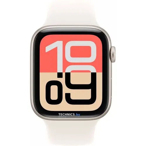 Apple Watch SE 3 44 мм (Звездный Свет/Starlight) | Ремешок S/M