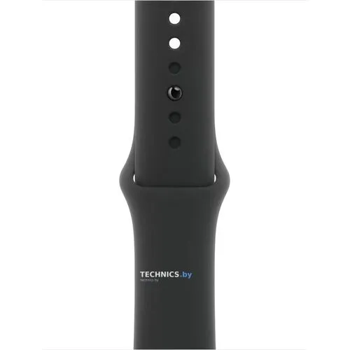 Умные часы Apple Watch Series 10 42 мм (алюминиевый корпус, черный/черный, спортивный силиконовый ремешок M/L)