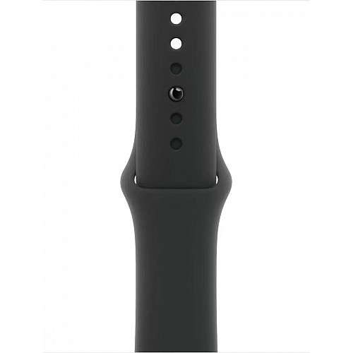 Умные часы Apple Watch Series 10 42 мм (алюминиевый корпус, черный/черный, спортивный силиконовый ремешок S/M)