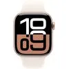 Умные часы Apple Watch Series 10 42 мм (алюминиевый корпус, розовое золото/легкие румяна, спортивный силиконовый ремешок M/L)