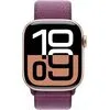 Умные часы Apple Watch Series 10 42 мм (алюминиевый корпус, розовое золото/сливовый, нейлоновый ремешок)