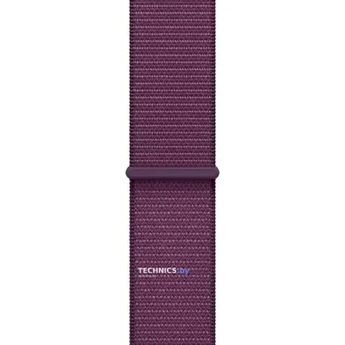 Умные часы Apple Watch Series 10 42 мм (алюминиевый корпус, розовое золото/сливовый, нейлоновый ремешок)