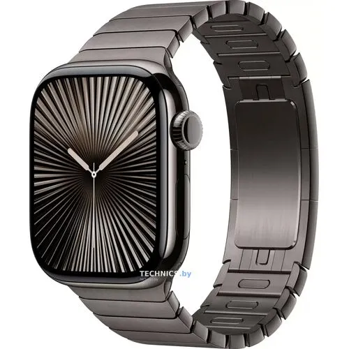 Умные часы Apple Watch Series 10 42 мм (титановый корпус, сланец/сланец, стальной ремешок)