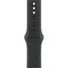 Умные часы Apple Watch Series 10 46 мм (алюминиевый корпус, черный/черный, спортивный силиконовый ремешок M/L)