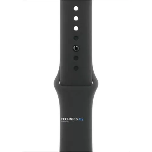 Умные часы Apple Watch Series 10 46 мм (алюминиевый корпус, черный/черный, спортивный силиконовый ремешок M/L)