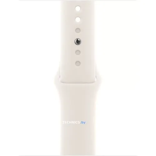 Умные часы Apple Watch Series 10 46 мм (алюминиевый корпус, розовое золото/звездный свет, спортивный силиконовый ремешок M/L)