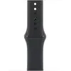 Умные часы Apple Watch Series 10 46 мм (алюминиевый корпус, серебристый/черный, спортивный силиконовый ремешок S/M)