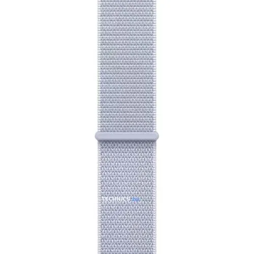 Умные часы Apple Watch Series 10 46 мм (алюминиевый корпус, серебристый/голубой, нейлоновый ремешок)