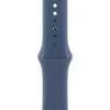 Умные часы Apple Watch Series 10 46 мм (алюминиевый корпус, серебристый/синий, спортивный силиконовый ремешок M/L)
