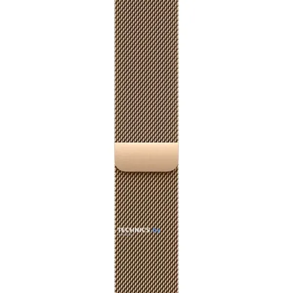 Умные часы Apple Watch Series 10 LTE 46 мм (титановый корпус, золотистый/золотистый, миланская петля S/M)
