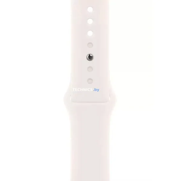 Умные часы Apple Watch Series 11 46 мм (алюминиевый корпус, розовое золото/легкие румяна, спортивный силиконовый ремешок M/L)
