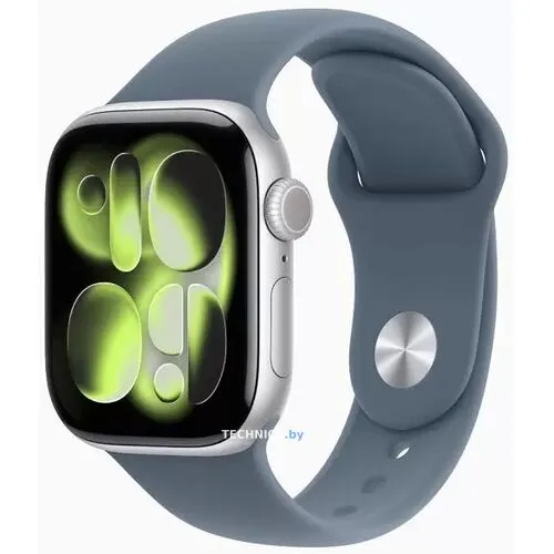 Apple Watch Series 11 46 мм (Серебристый/Синий) M/L