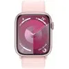 Умные часы Apple Watch Series 9 41 мм (алюминиевый корпус, розовый/розовый, нейлоновый ремешок)