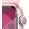 Умные часы Apple Watch Series 9 41 мм (алюминиевый корпус, розовый/розовый, нейлоновый ремешок)