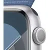 Умные часы Apple Watch Series 9 45 мм (алюминиевый корпус, серебристый/зимний синий, нейлоновый ремешок)