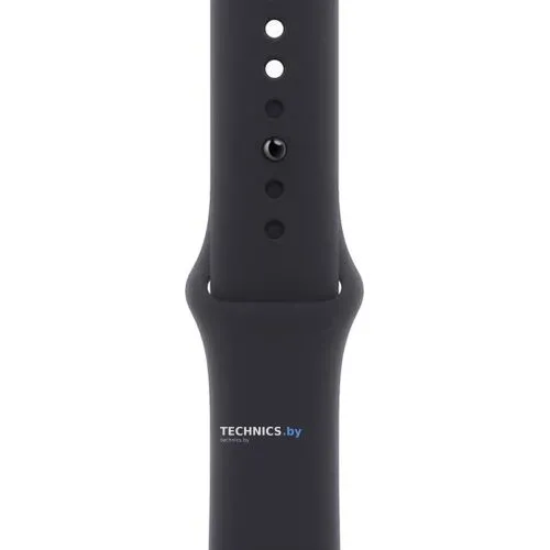 Умные часы Apple Watch Series 9 LTE 41 мм (алюминиевый корпус, полуночный/полуночный, спортивный силиконовый ремешок S/M)