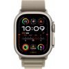 Умные часы Apple Watch Ultra 2 LTE 49 мм (титановый корпус, титановый/оливковый, текстильный ремешок размера S)