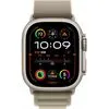 Умные часы Apple Watch Ultra 2 LTE 49 мм (титановый корпус, титановый/оливковый, текстильный ремешок размера S)