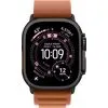 Умные часы Apple Watch Ultra 3 LTE 49 мм (титановый корпус, черный/терракота, текстильный ремешок размера M)