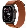 Умные часы Apple Watch Ultra 3 LTE 49 мм (титановый корпус, черный/терракота, текстильный ремешок размера S)